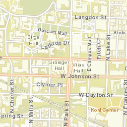 Madison, Wisconsin Street Map
