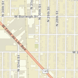 2845 W Fond Du Lac Ave, Milwaukee, WI 53210, USA Street Map