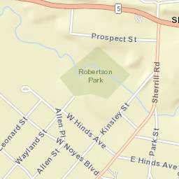 Sherrill New York Street Map