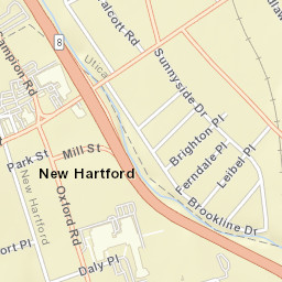 New Hartford New York Street Map