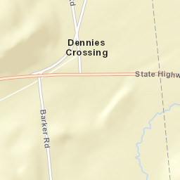Dennies Crossing New York Street Map