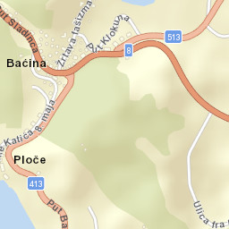 Grad Ploče Street Map