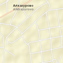 Alkhazurovo Street Map