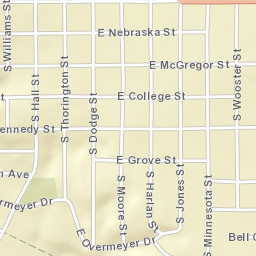 100-176 W Overmeyer Dr, Algona, IA 50511 Street Map