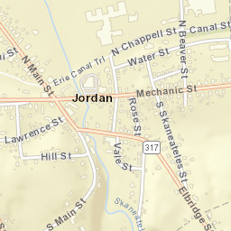 Jordan New York Street Map