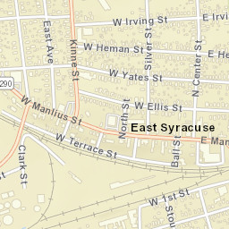 East Syracuse New York Street Map
