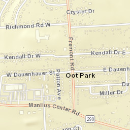 Oot Park New York Street Map