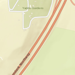 Yaddo New York Street Map