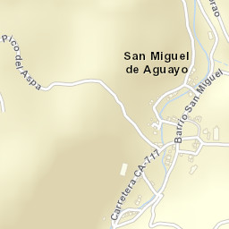 San Miguel de Aguayo Street Map