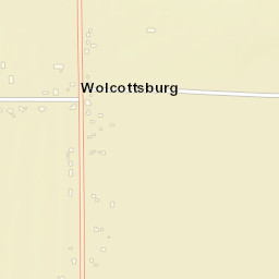Wolcottsburg New York Street Map