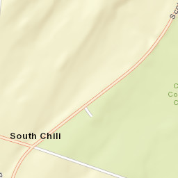 South Chili New York Street Map