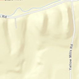 Yellow Mills New York Street Map