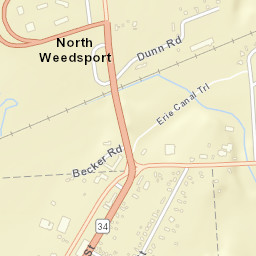 North Weedsport New York Street Map