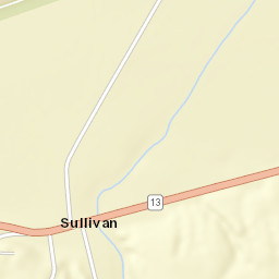 Sullivan New York Street Map