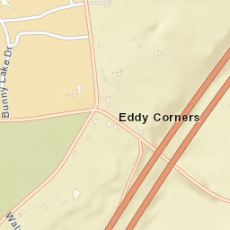 Eddy Corners New York Street Map