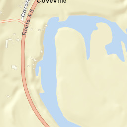 Coveville New York Street Map
