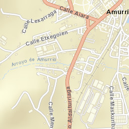 Amurrio Street Map