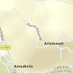 Amezketa Street Map