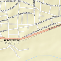 Dalgopol Street Map