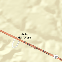 Hells Half Acre Rd Casper Wyoming Street Map
