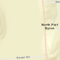 North Port Byron New York Street Map