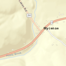 Mycenae New York Street Map