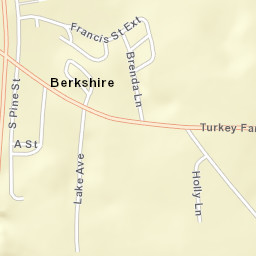 Berkshire New York Street Map