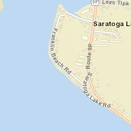 Saratoga Lake New York Street Map