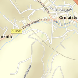 Ormaiztegi Street Map