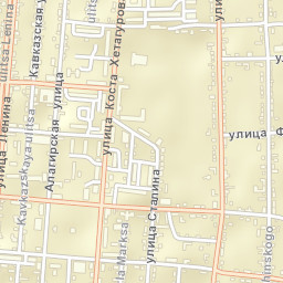 Alagir Street Map