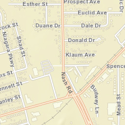 North Tonawanda New York Street Map