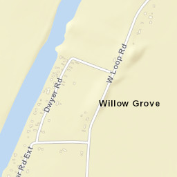 Willow Grove New York Street Map