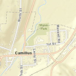 Camillus New York Street Map
