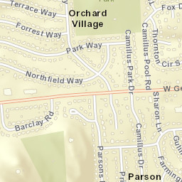 Orchard Village New York Street Map