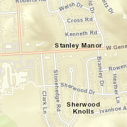 Stanley Manor New York Street Map