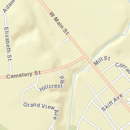 Frankfort New York Street Map