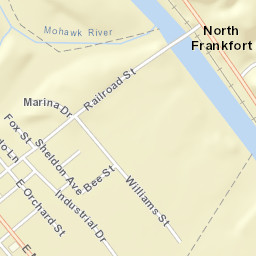 North Frankfort New York Street Map