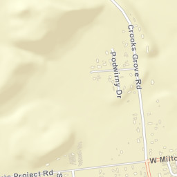 West Milton New York Street Map