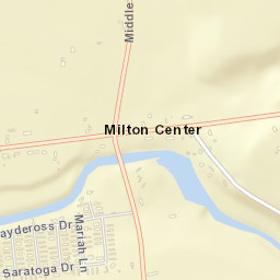 Milton Center New York Street Map