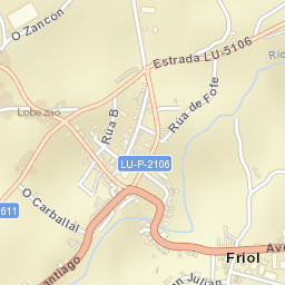 Friol Street Map