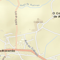 Castroverde Street Map