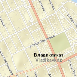 Vladikavkaz Street Map