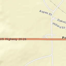 41914 US-26 Powder River WY Street Map