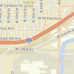 2851 West Saint Paul Avenue, Milwaukee, WI Street Map