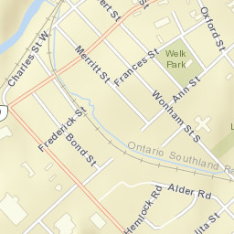 Ingersoll Street Map