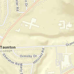 Taunton New York Street Map