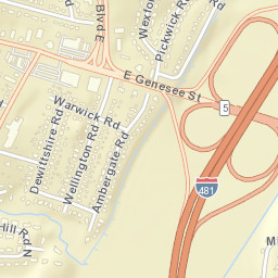 DeWitt New York Street Map