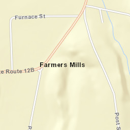 Franklin Springs New York Street Map