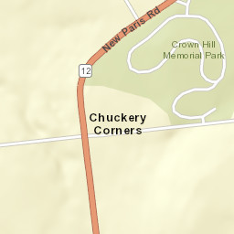 Chuckery Corners New York Street Map