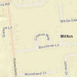 Milton New York Street Map